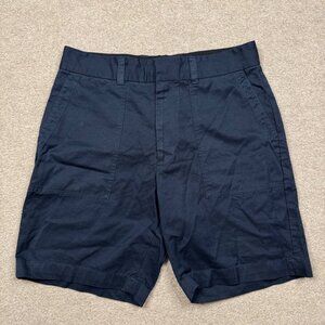 Theory Mens Shorts Blue 38 x 8 Chino Khakis Preppy Lightweight Casual Adults
